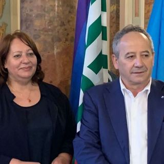 Stefania Filetti e Antonio Massafra, segretari generali di Cgil e Uil della provincia di Varese