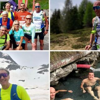 Stefano Galante e la sua fantastica squadra con componenti di ogni età partita da Varese per partecipare all'avventura del Trial Viola in Valtellina, pura esaltazione di spirito, limiti e amicizia