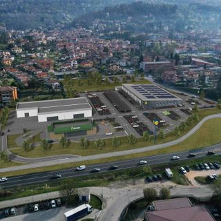 Il rendering del nuovo polo che sorgerà in via Gerli Arioli a Gavirate