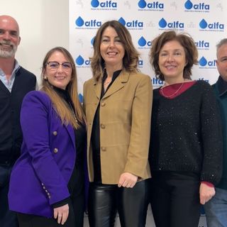 Nella foto, da sinistra: Marco Massetti, Chiara Izzo, Elena Alda Bardelli, Maria Angela Scivolo, Daniele De Franceschi
