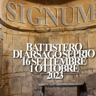 Signum, Claudio Benzoni al Battistero di Arsago Seprio
