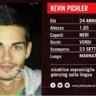 Kevin Pichler ritrovato grazie ad una segnalazione giunta in tv