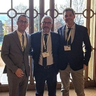 Nella foto, da sinistra: Luca Monestier, Fabio D’Angelo e Giacomo Riva
