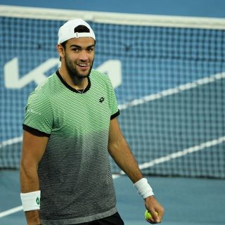 Matteo Berrettini in una foto da Tgcom24