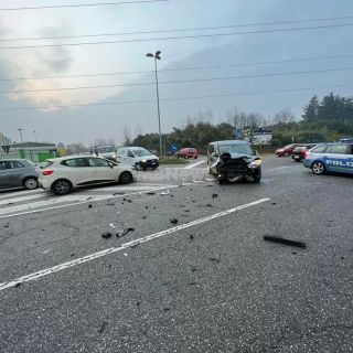 La foto dell'incidente tratta da Mbnews.it