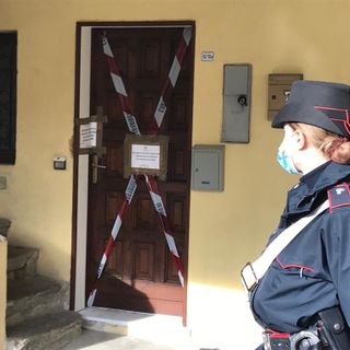 L'abitazione di via Cuffia a Morazzone dov'è avvenuto l'omicidio