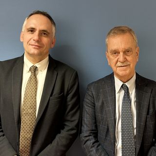 Da sinistra: i professori Nicasio Mancini e Paolo Grossi