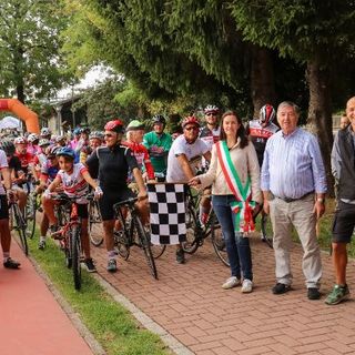 Cittiglio: in 200 in bicicletta con Giuseppe Saronni