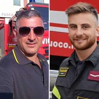 I vigili del fuoco &quot;eroi&quot; che hanno salvato la bimba sul volo Malpensa-Palermo