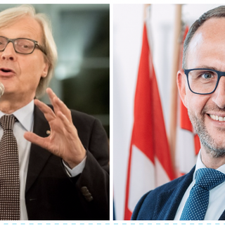 Lampeggianti accesi, il Canton Ticino risponde a Sgarbi: «Non tornerà in Svizzera? Qui i deputati non hanno le auto blu»