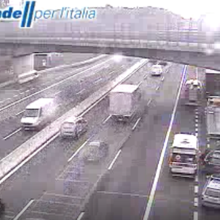 L'incidente visto dalle webcam di Autostrade per l'Italia