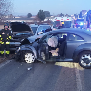 FOTO. Incidente sulla Briantea a Olgiate Comasco: due feriti