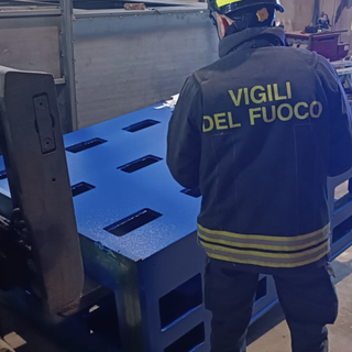 Il punto dove si è verificato l'incidente sul lavoro