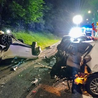 Le foto dell'incidente si stanotte sulla superstrada di Malpensa