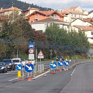 Lavori in corso sulla superstrada Besozzo-Vergiate