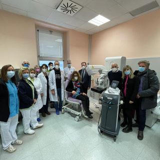 La foto della consegna