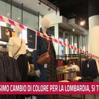 Il servizio di Ticinonews sul sedicesimo cambio di colore per la Lombardia