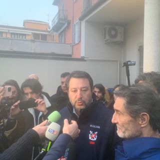 VIDEO e FOTO - Salvini arriva a Varese: «Il Governatore sarà ancora Fontana. Combattiamo l'astensionismo»