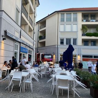 Fiamme in una pizzeria del centro di Busto Arsizio