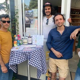 I giovani creatori del Varese Mule: da sinistra Gabriele Mezzadri, Matteo Rubino, Mattia Baggiani, Alessandro Cammisano e Federico Baggiani