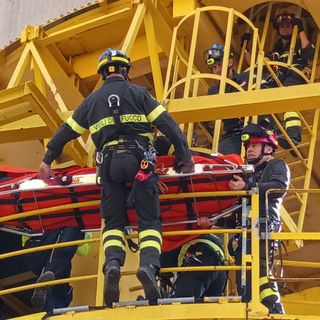 FOTO. Prove di emergenza alla Hupac: 120 persone impegnate in un'esercitazione