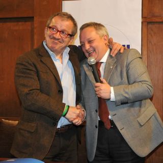 Roberto Maroni con Stefano Bruno Galli