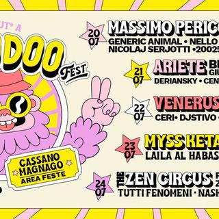 A Cassano Magnago torna la Woodoo Fest: da Massimo Pericolo a Myss Keta, ecco gli artisti sul palco