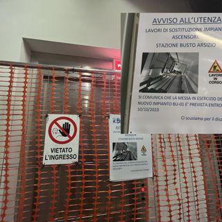 Stazione Nord, «ascensore aperto entro il 10 ottobre»