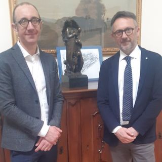 Il DG Bonelli con il Dott. Simone Vidale