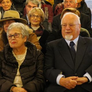 Augusto Caravati con la sua Tiziana (foto tratta dal blog &quot;Pensieri &amp; Parole Tre&quot;, che ringraziamo)