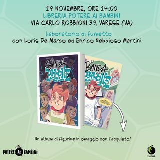 Laboratorio di fumetto con Enrico e Loris della “banda del pallone”