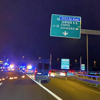Scontro tra due auto sull'A8: autostrada chiusa in direzione Varese