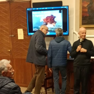 Beata Giuliana accanto a padre Damiano e al Libano