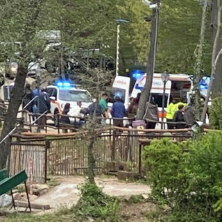 I soccorsi intervenuti sul posto a Induno