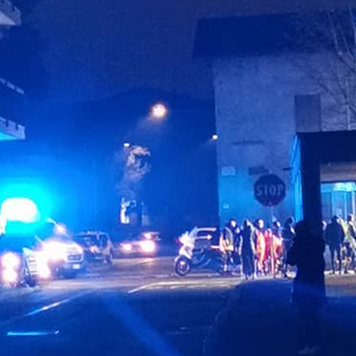 L'incidente dell'altra sera in viale Trentino a Busto