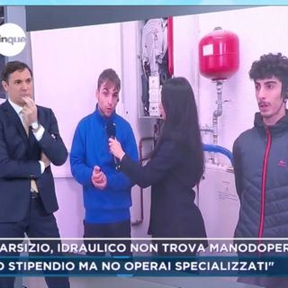 VIDEO. L'idraulico bustocco in tv: «Com'è difficile trovare manodopera»