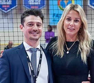 Francesca Marcon col Dg Mattia Moro