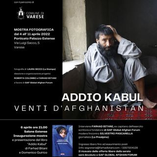 A Palazzo Estense, &quot;Addio Kabul - Venti d’Afghanistan”