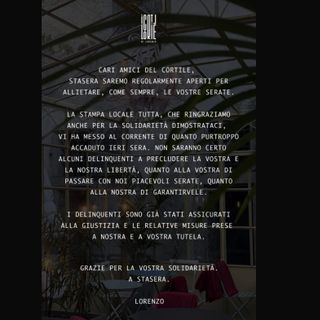 Il messaggio de Il Cortile di Lorenzo