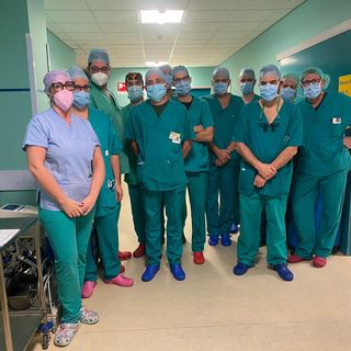La foto dell'equipe intervenuta (Niguarda, Varese, Coordinamento Regionale)