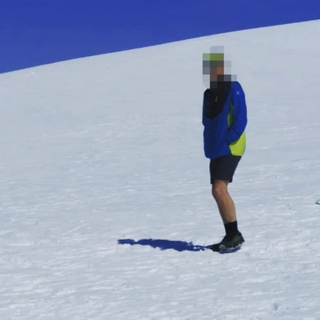 Sul Monte Rosa con short e sneaker: «La montagna è libertà, ma prima viene la propria sicurezza e quella degli altri»