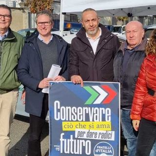Il Circolo FdI di Gallarate in piazza per allargare la base del partito