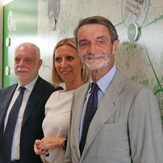 Fontana a Busto per “Fili: la Lombardia tesse il suo futuro”