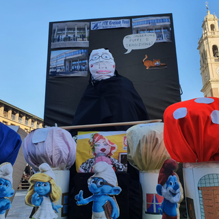 VIDEO. I giovani della Lega dedicano la Giöbia alla preside dell'Ite Tosi «contro le tradizioni locali». Lei: «Non meravigliamoci poi dei femminicidi»