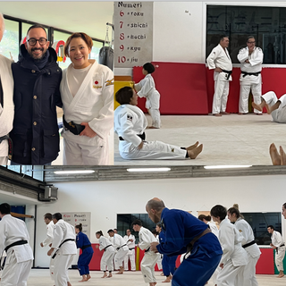 VIDEO E FOTO. La star giapponese e il judo bustocco, parte così la Città europea dello sport: «Un onore e noi fieri della nostra storia»