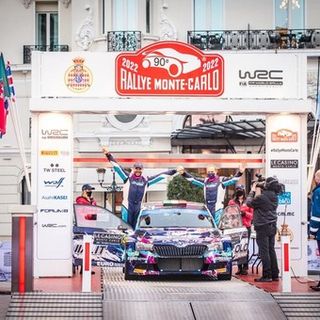 Mauro Miele e Luca Beltrame al Rally di Montecarlo 2022