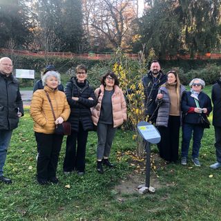 Parco di Villa Mylius, posizionata la targa per i diritti dei bambini
