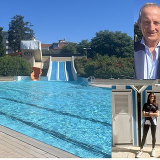 FOTO E VIDEO. Riaperta la piscina a Busto: ora è davvero estate. Le prime immagini