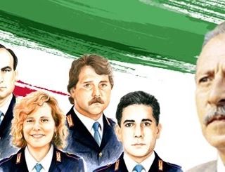 Borsellino e la sua scorta - dal sito della Polizia di Stato
