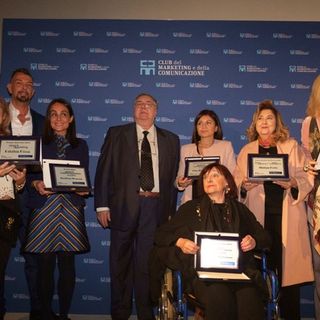 La premiazione, Miriam Forte, Danilo Arlenghi e Cristina Cossa